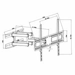 TV Halterung MacLean MC-762 70" 37" 30 Kg