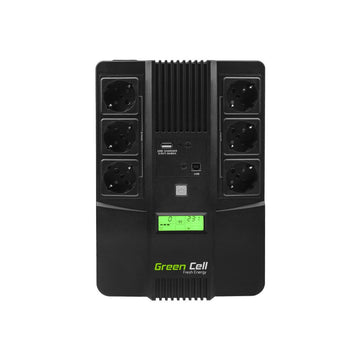 Unterbrechungsfreies Stromversorgungssystem Interaktiv USV Green Cell AiO 800VA LCD 480 W