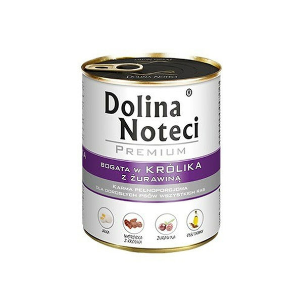 Nassfutter Dolina Noteci Premium Blaubeere Rindfleisch Schwein Hase 800 g