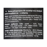 Nassfutter Dolina Noteci Rafi Junior Blaubeere Rindfleisch 400 g