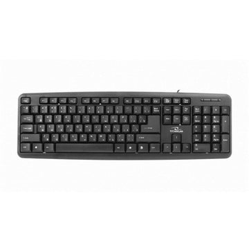 Tastatur Titanum TKR101 Schwarz Schwarzweiß Englisch Russisch QWERTY