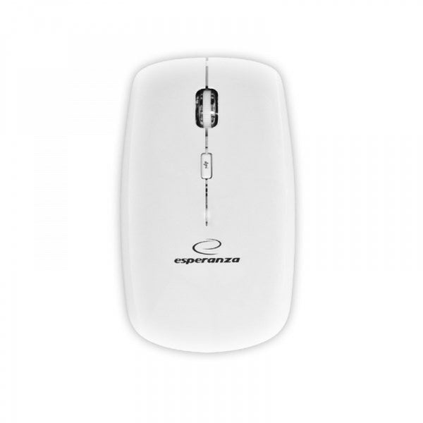 Schnurlose Mouse Esperanza EM120W Grau Weiß/Grau