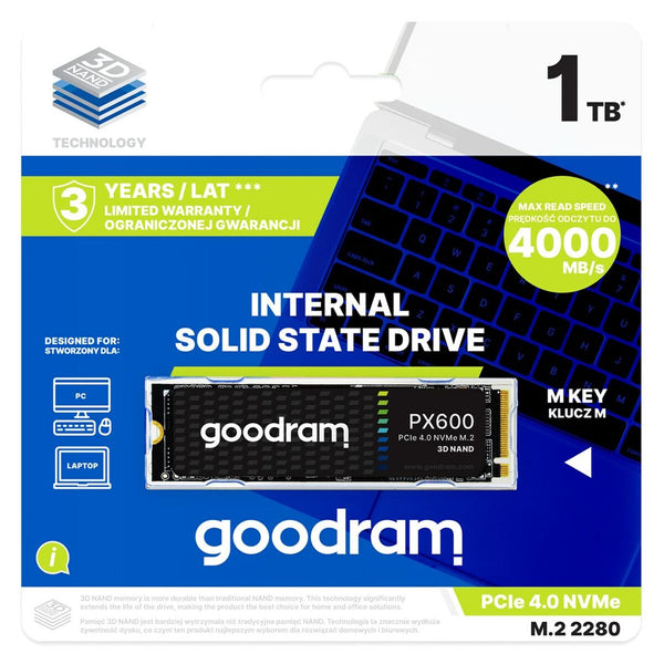 Festplatte GoodRam SSDPR-PX600-1K0-80 1 TB SSD