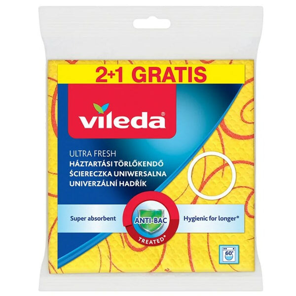 Küchentuch Vileda 144826 Gelb (3 Stücke)