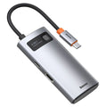 Hub USB Baseus CAHUB-CY0G Silberfarben