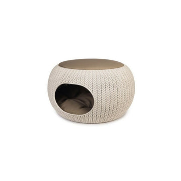 Katzenbett Curver Knit Beige Sand 6,7 x 32,5 x 6,7 cm