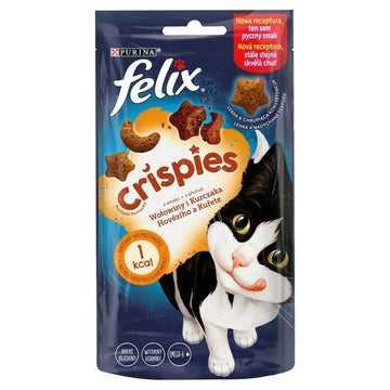 Katzenfutter Purina Felix Crispies Huhn Rindfleisch 45 g