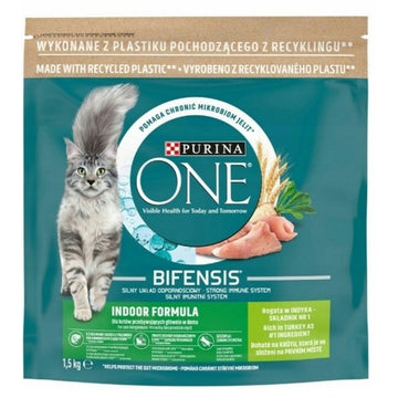 Katzenfutter Purina One Bifensis Indoor Formula Truthahn 1,5 Kg