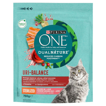 Katzenfutter Purina Dual Nature Uri-Balance Sterilized Erwachsener Lachsfarben 750 g