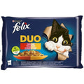 Katzenfutter Purina Duo Huhn Rindfleisch Lamm Leber Vögel 4 x 85 g