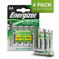 Akkus Energizer Accu Recharge Power Plus 2000 AA BP4 2000 mAh 1,2 V AA HR6 (4 Stück)