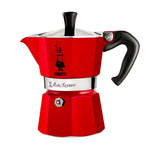 Italienische Kaffeemaschine Bialetti Rot Aluminium 1 Tasse 50 ml