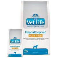 Hundefutter Farmina Vet Life Hypoallergenic Fish & Potato 12 kg Erwachsener