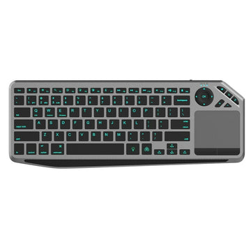 Tastatur Techly ICTB9801TB Schwarz Bunt Schwarzweiß QWERTY