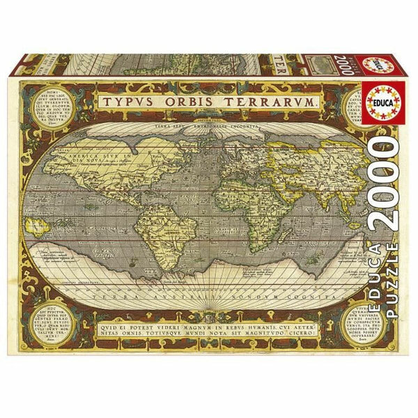 Puzzle Educa 2000 Stücke Karte