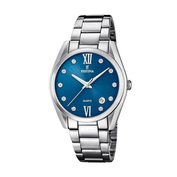 Herrenuhr Festina F16790/C Silberfarben Ø 38 mm