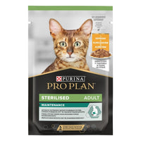 Katzenfutter Purina Pro Plan Sterilised Huhn Rindfleisch 10 x 85 g