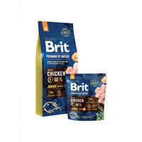 Futter Brit Premium by Nature Junior M Erwachsener Welpe/Junior Huhn 3 Kg 3 g