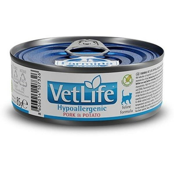 Katzenfutter Farmina Vet Life Hypoallergenic Schwein 85 g