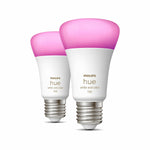 Smart Glühbirne Philips Pack de 2 E27 Weiß F 9 W E27 806 lm (6500 K)