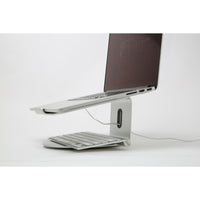 Laptop-Stand Pout POUT-01001S Nylon Silikon Aluminium