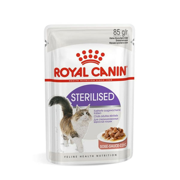 Katzenfutter Royal Canin Feline Sterilised in Sosse Fleisch 12 x 85 g