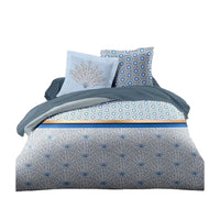 Bettdeckenbezug HOME LINGE PASSION Blau 220 x 240 cm