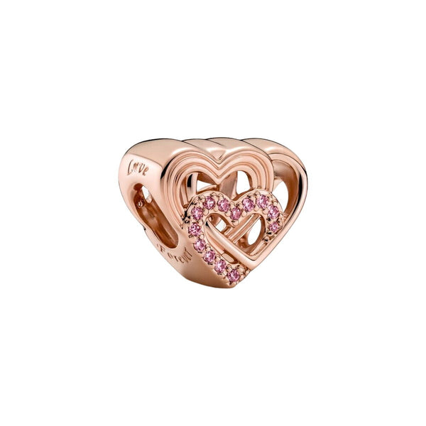 Charms für Damen Pandora INTERTWINED LOVE HEARTS