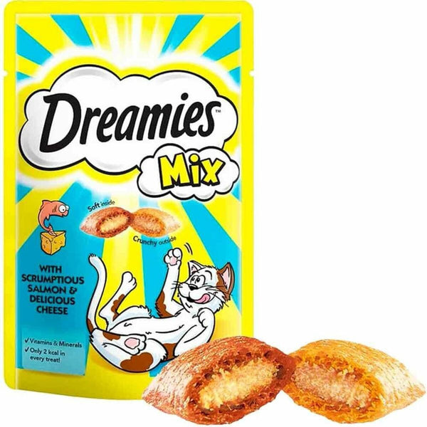 Snack für Katze Dreamies Lachsfarben Käse 60 g